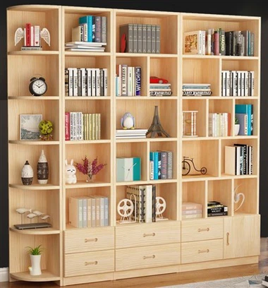 Armoire de rangement haute en bois