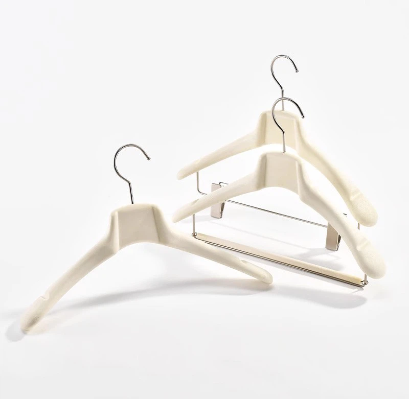 thick white plastic hangers non slip plastic hanger